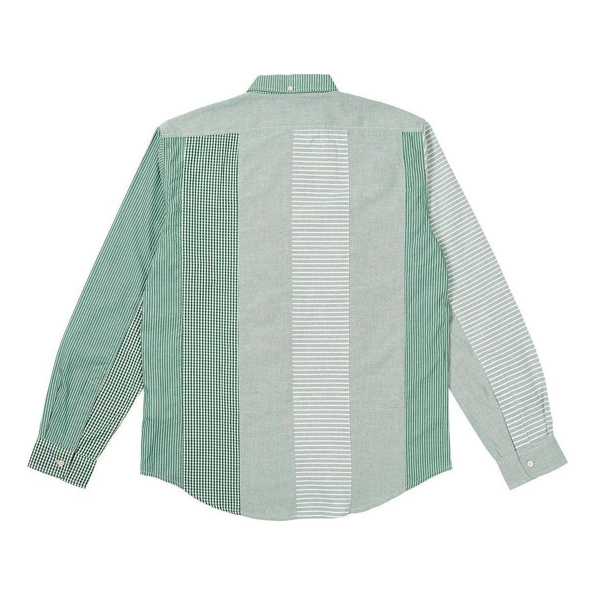 Palace Patchwork Stripe Shirt 'Green' P26SHT015 - 2
