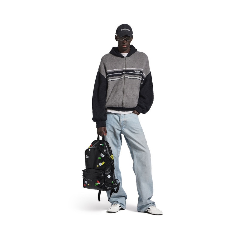 Men's Explorer Backpack in Black/multicolor 6
