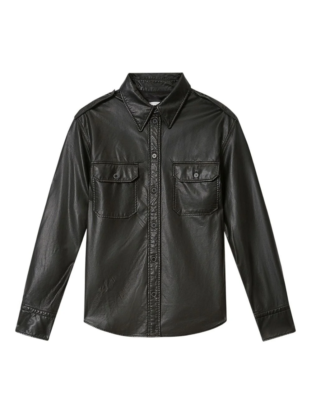 Marant Etoile Women Noee Faux Leather Shirt - 1