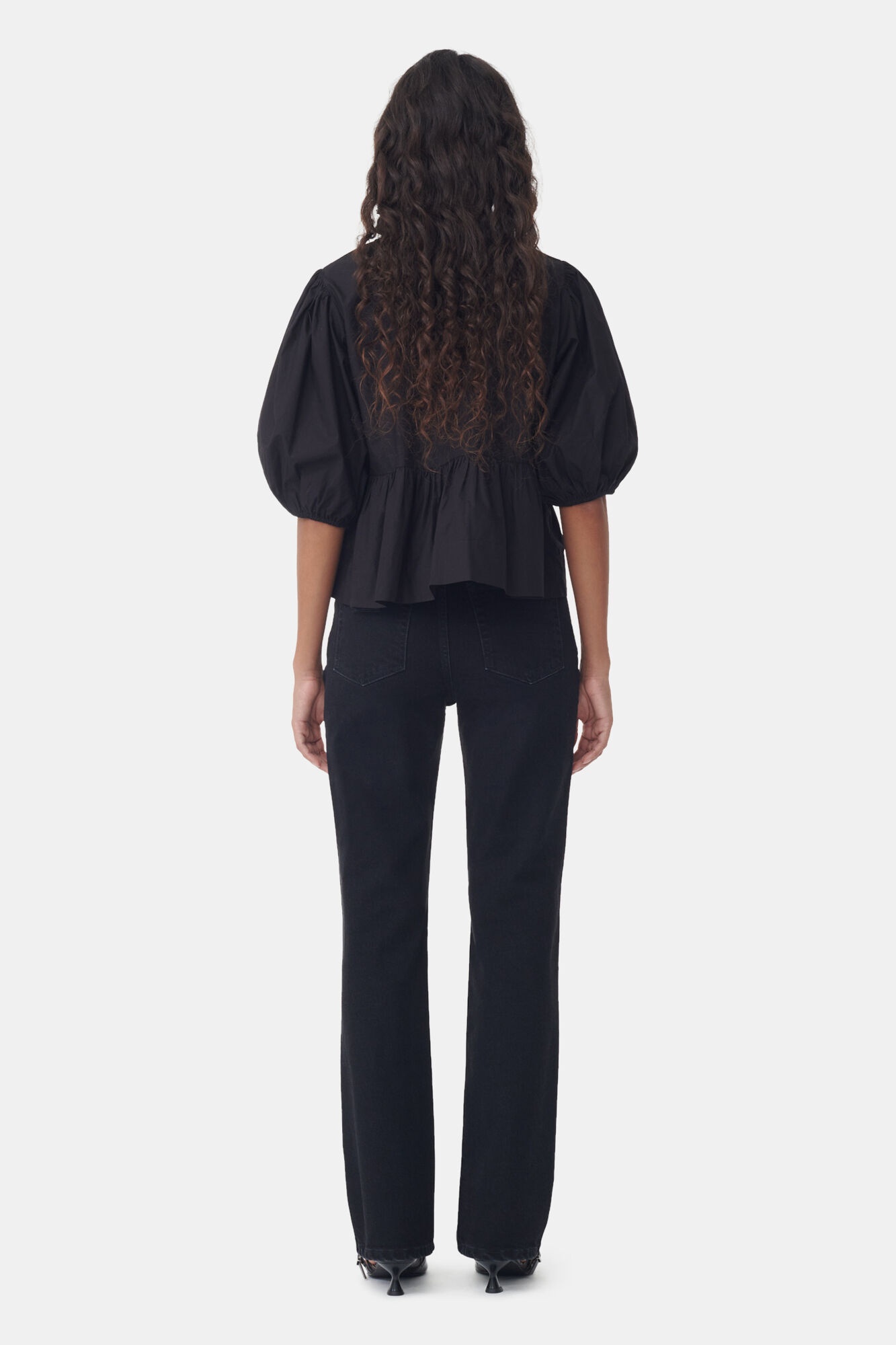 WASHED BLACK POHLI JEANS - 4