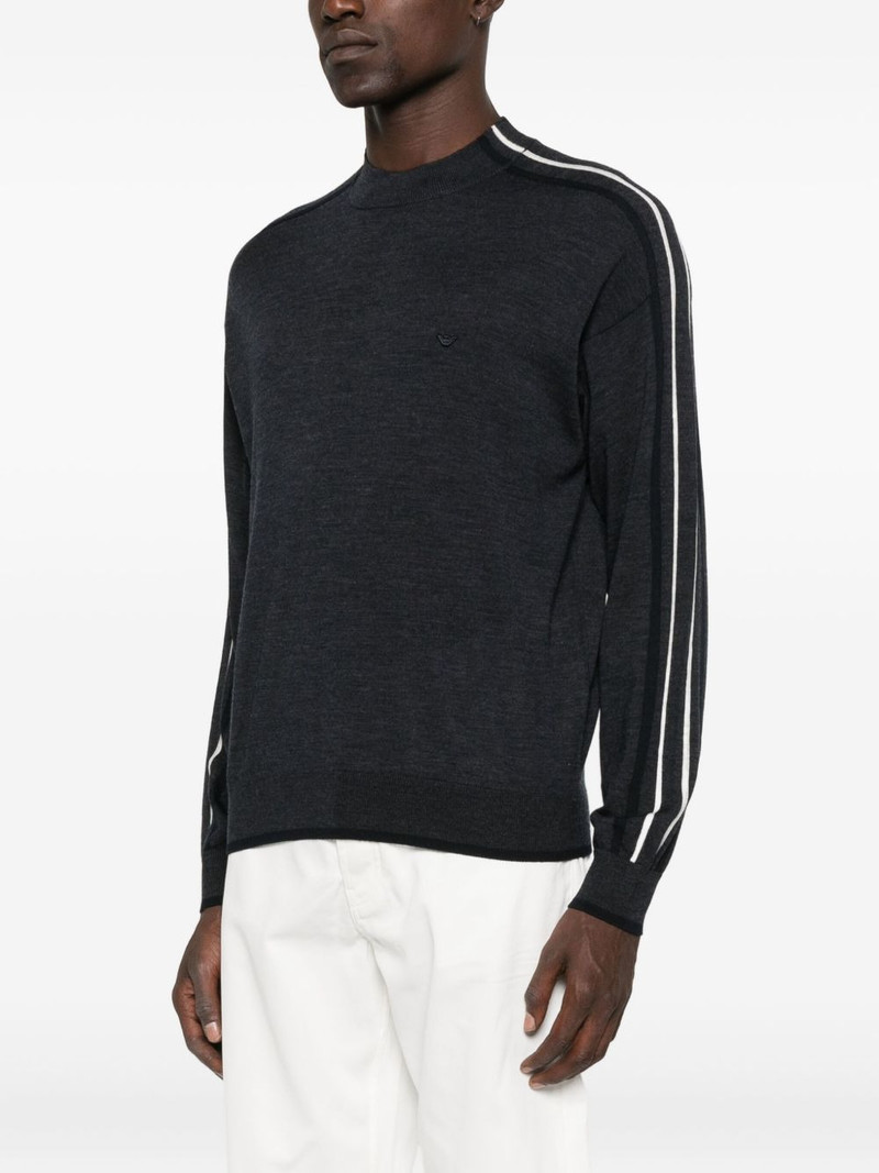 stripes-detailing wool sweater 3