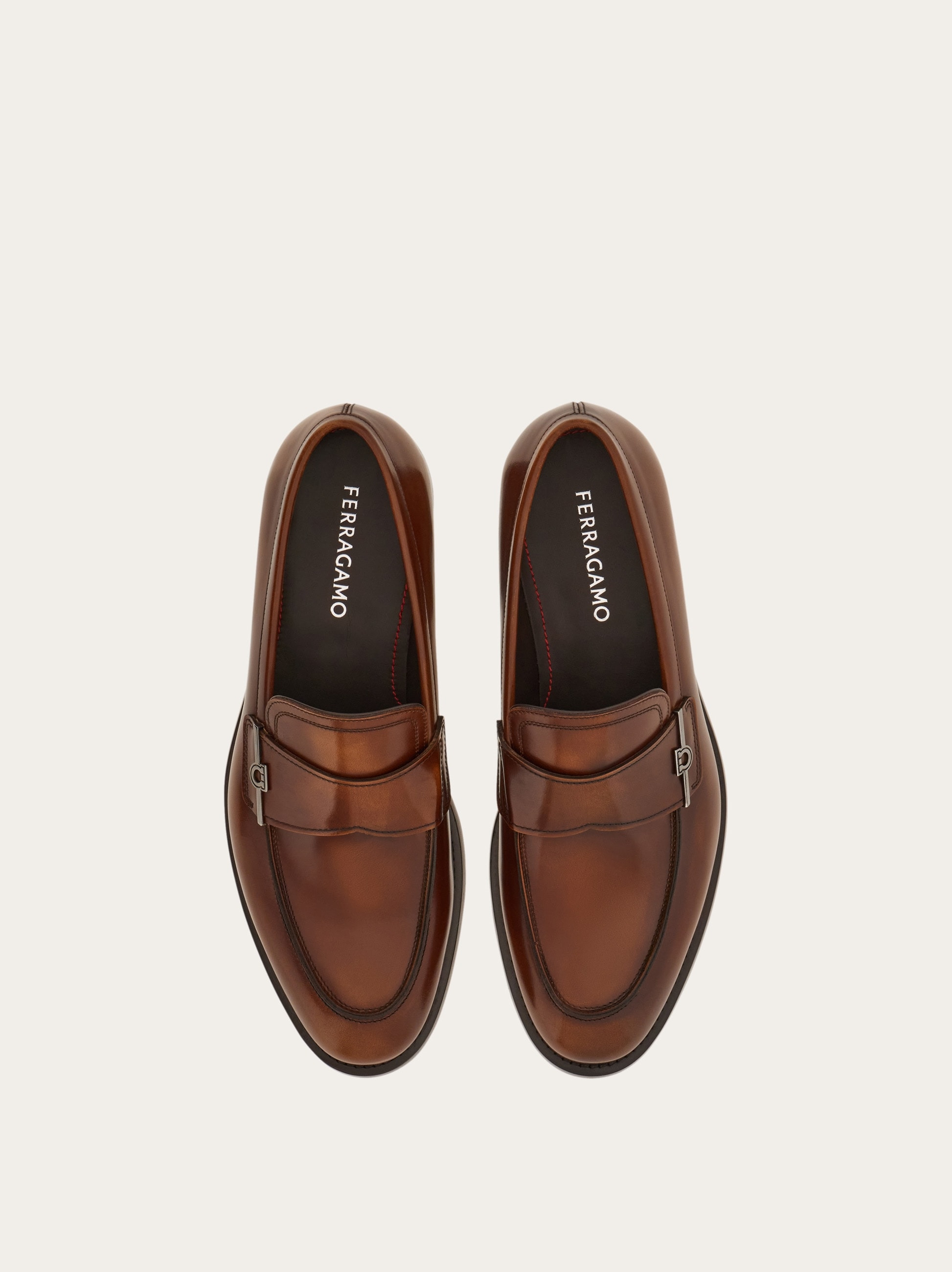Penny loafer with Gancini ornament - 3