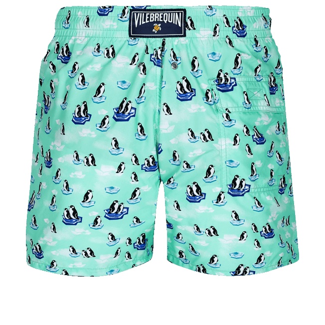 Men Swim Trunks 1995 Penguins On The Rock ! - 2