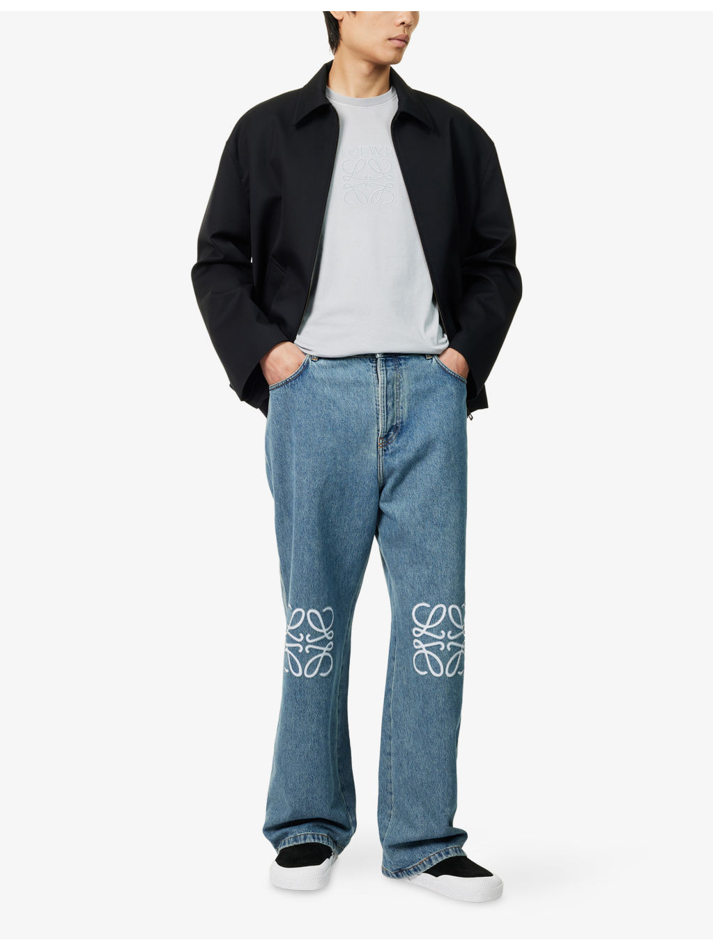 Relaxed-Fit Embroidered-Logo Cotton-Jersey T-shirt - 2