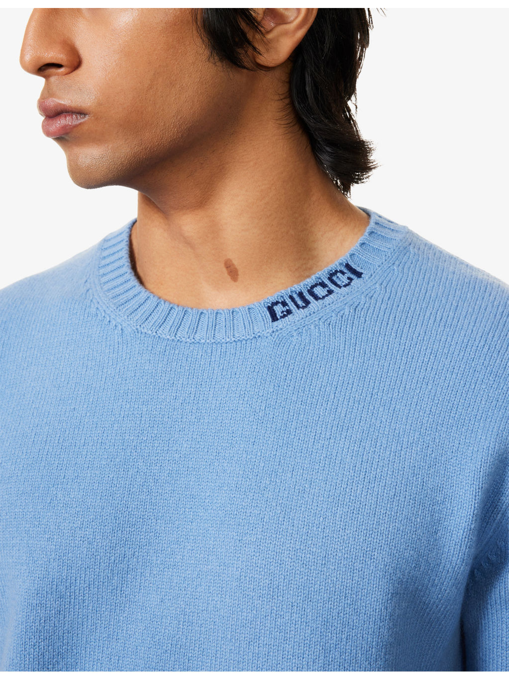 Logo-Embroidered Crewneck Knitted Wool Jumper - 5