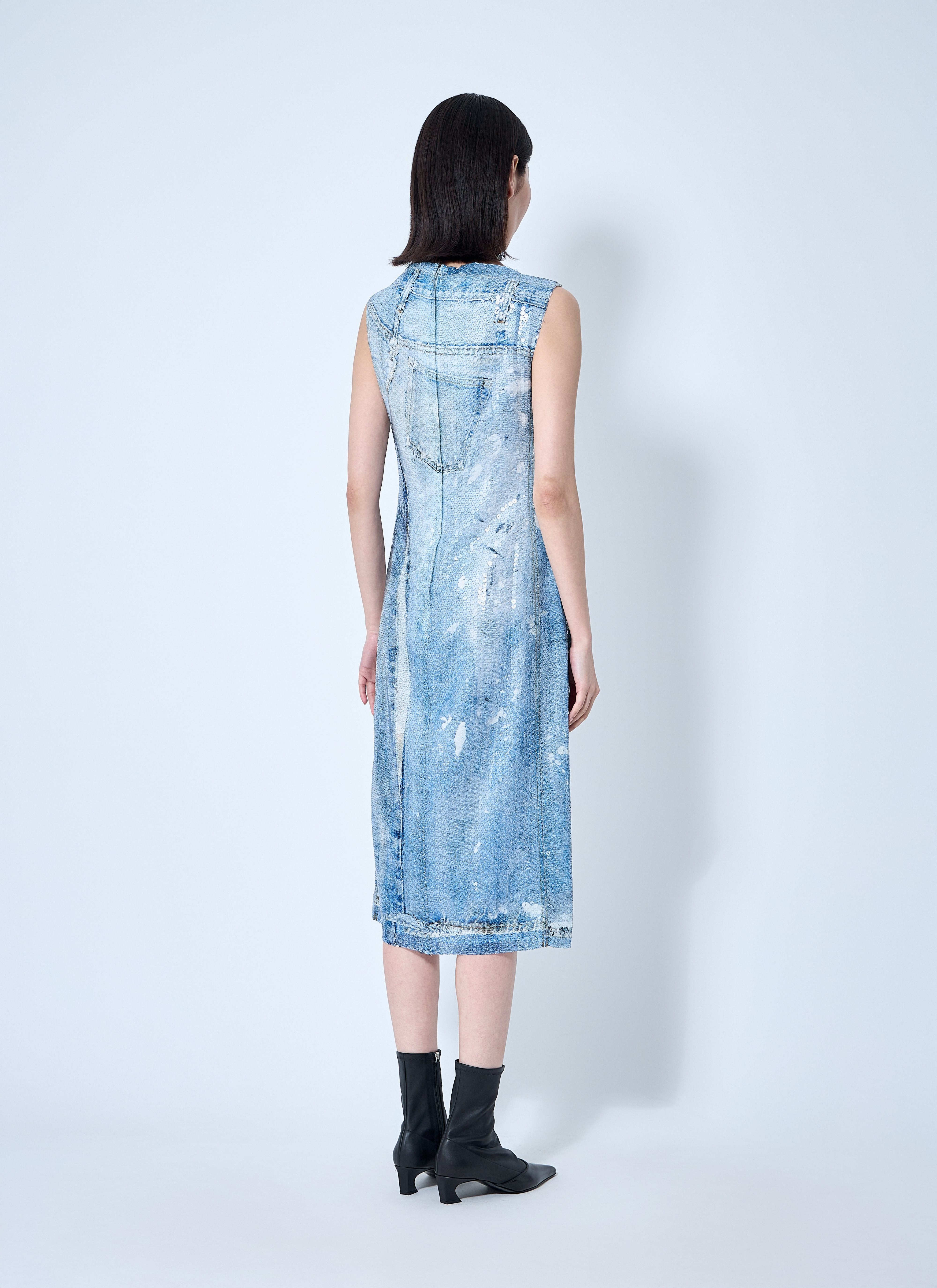 Acne Studios Women Printed Sequin Midi Dress - 4