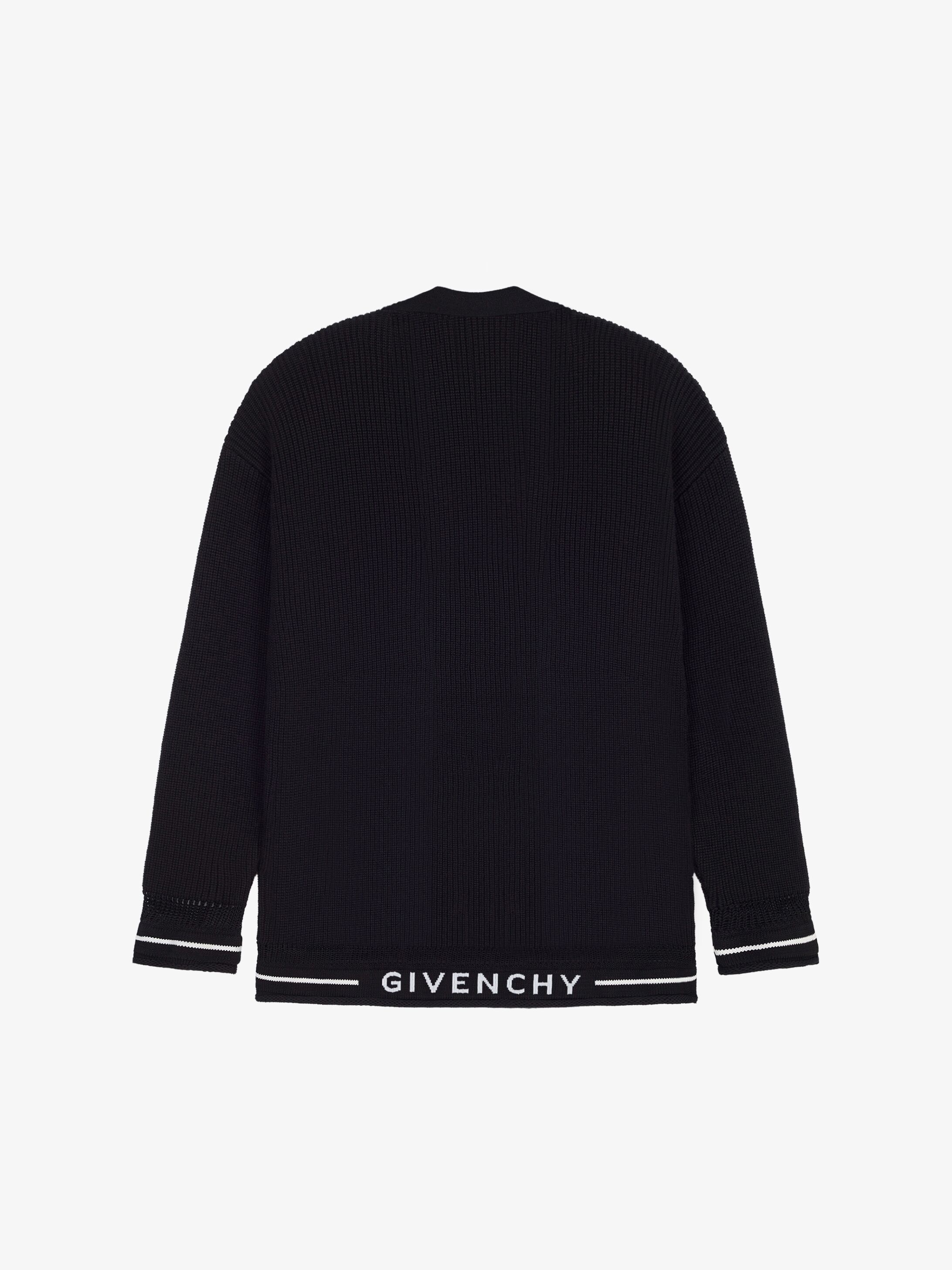 GIVENCHY ZIPPED CARDIGAN IN WOOL - 2