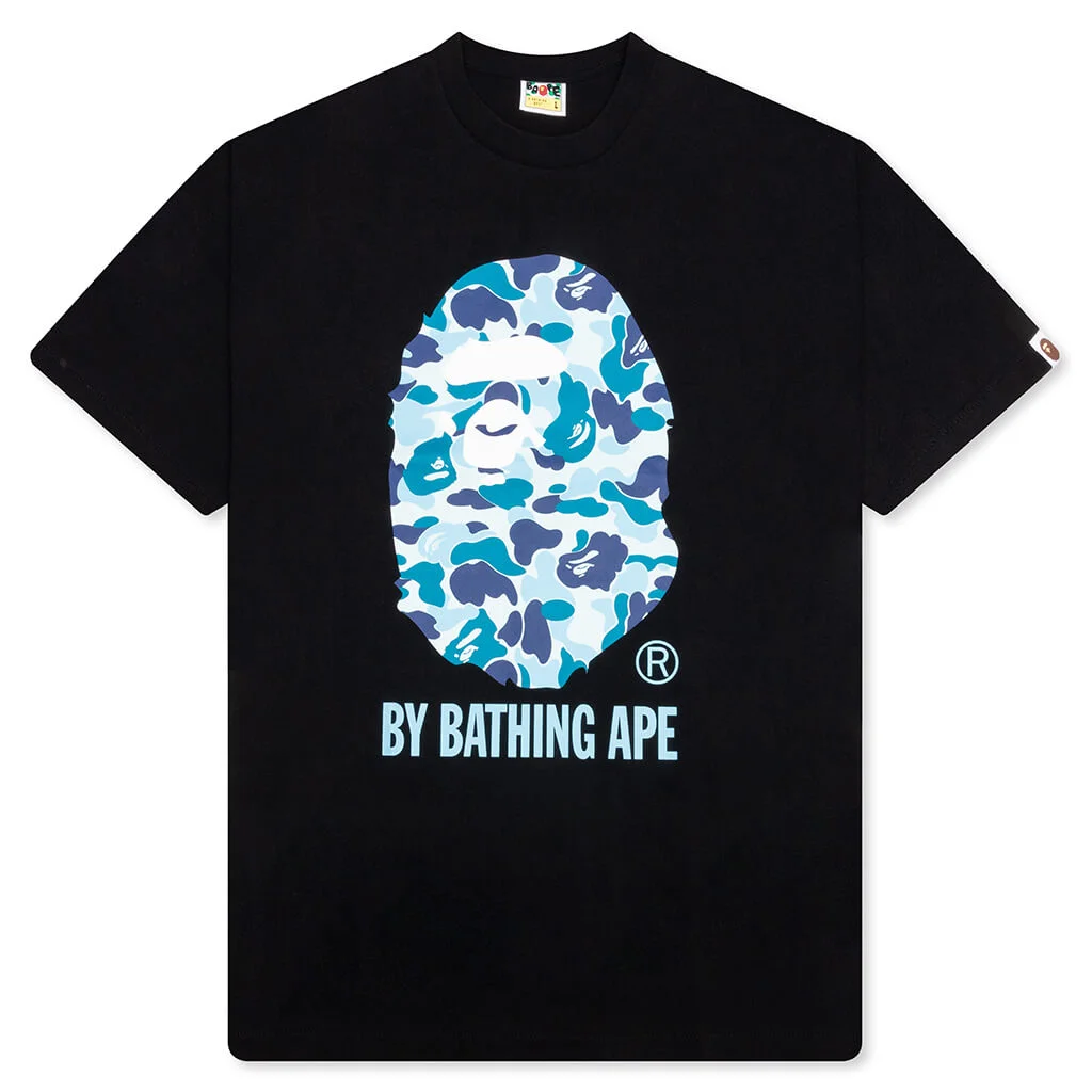 ABC CAMO BY BATHING APE TEE - BLACK/BLUE - 1