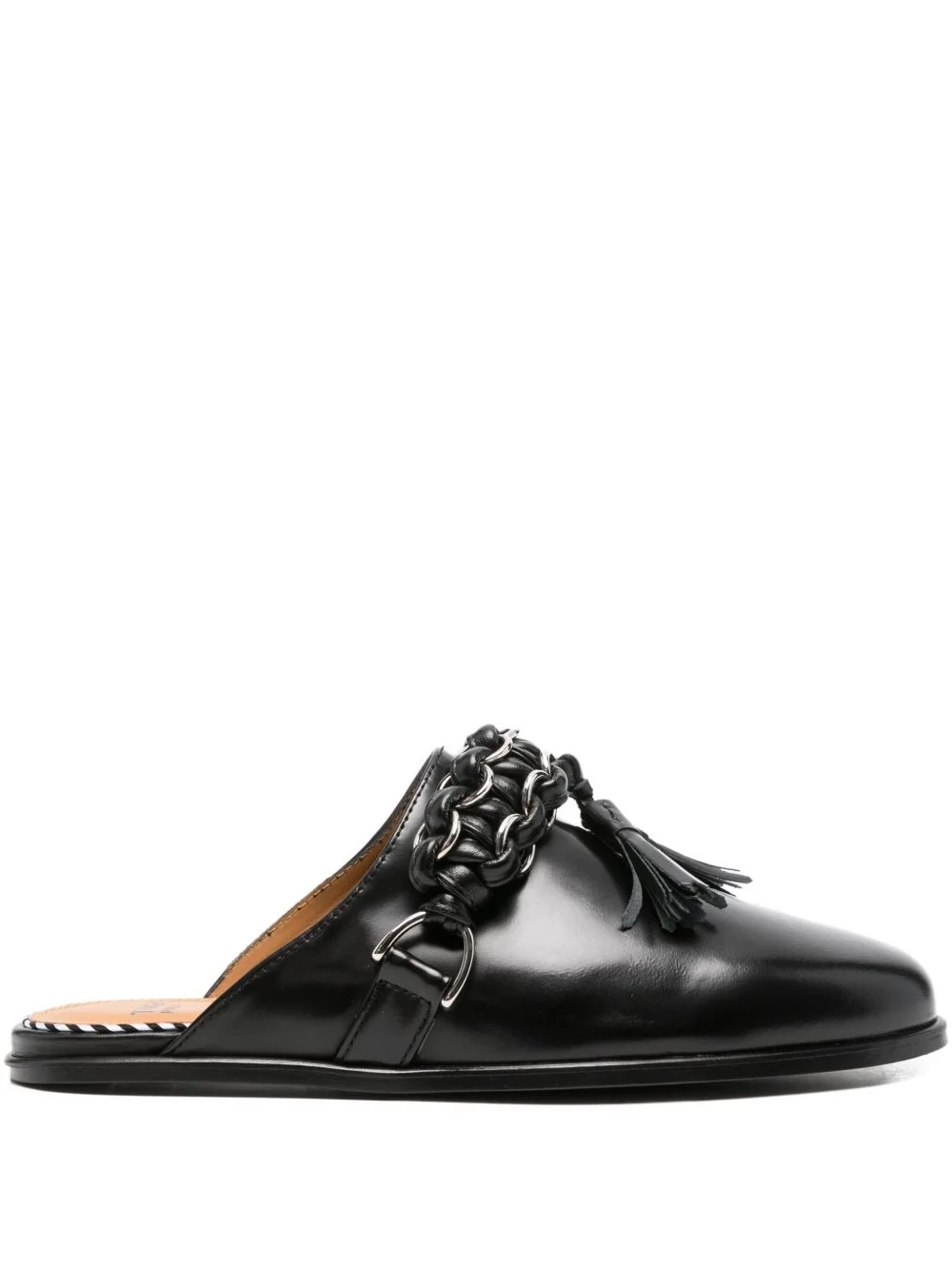 chain-tassel mules - 1