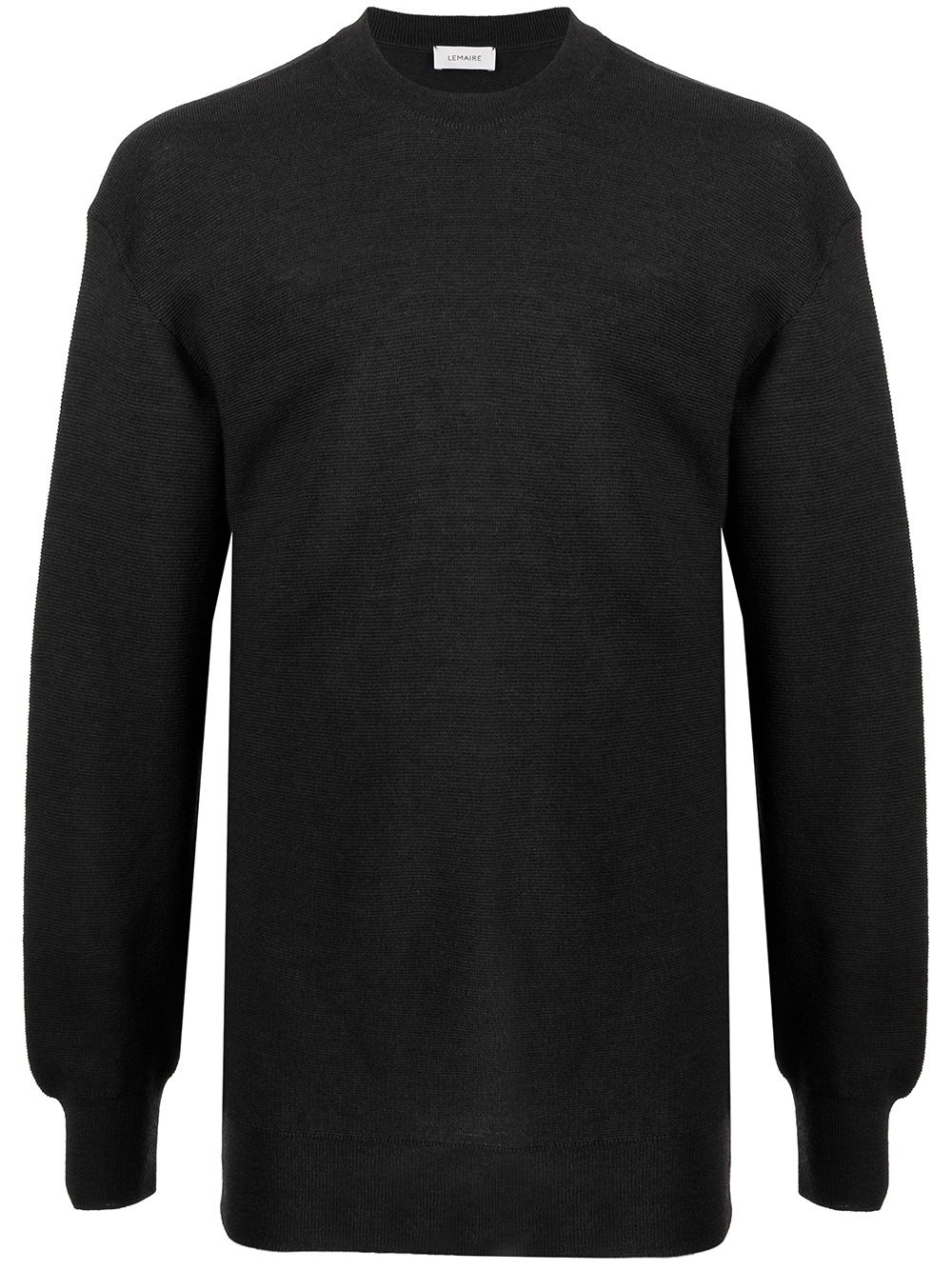 merino-blend knit jumper - 1