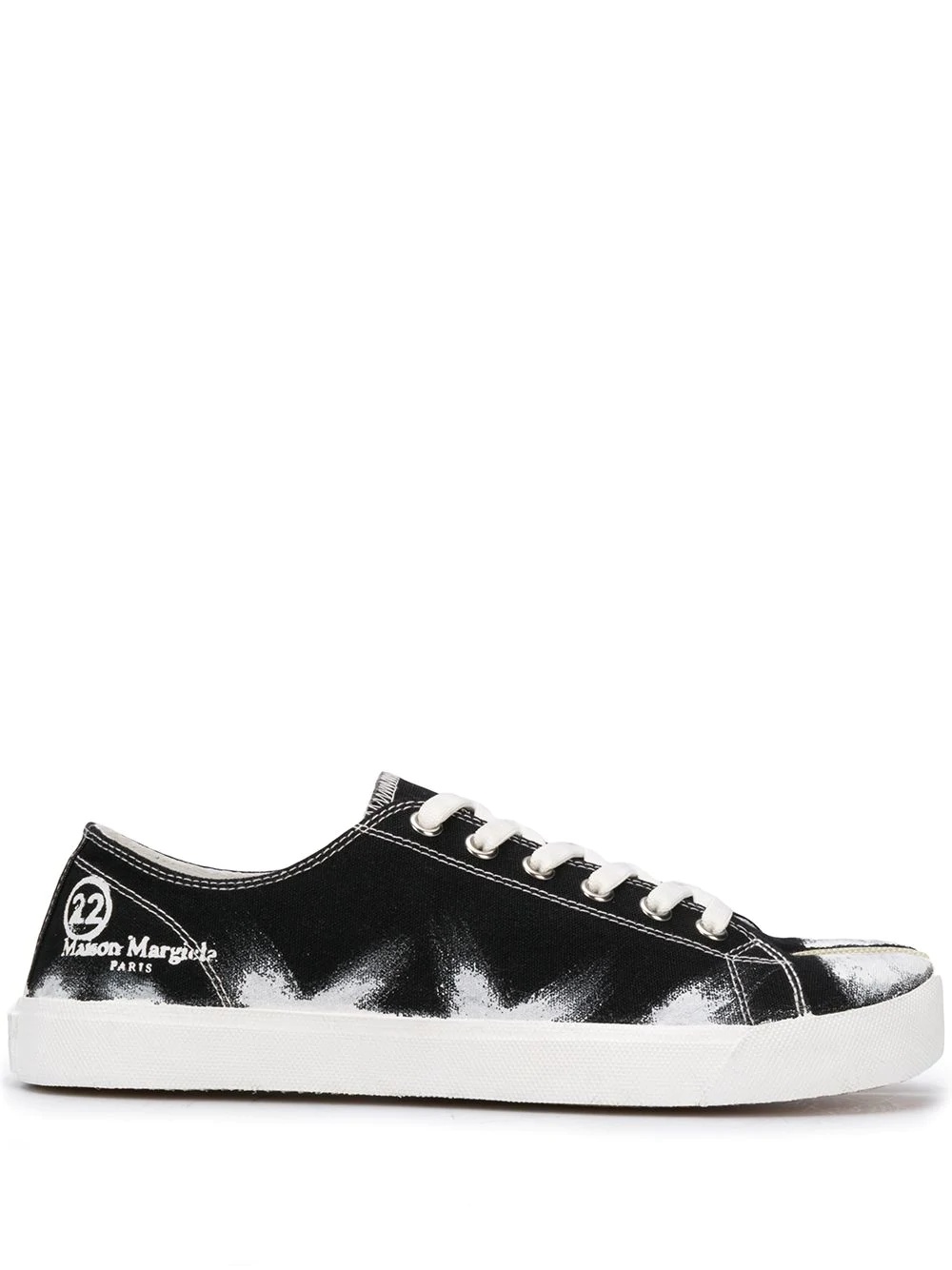 Tabi painted low-top sneakers - 1