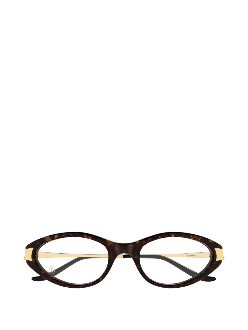 oval-frame glasses - 1