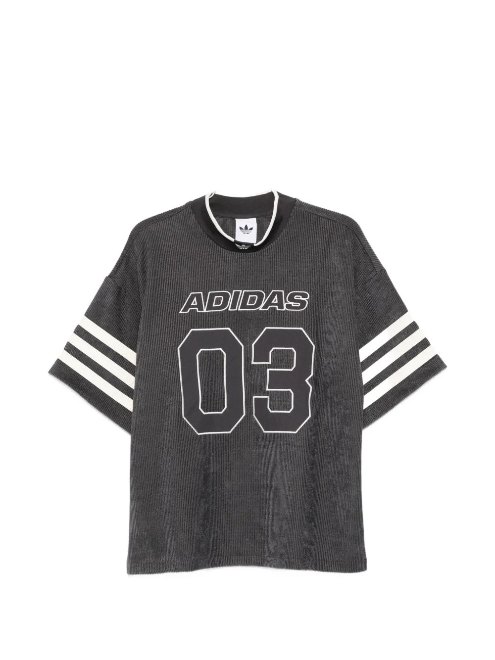 ribbed logo-print T-shirt - 1