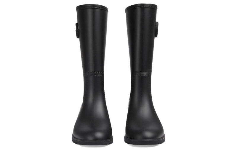 GUCCI (WMNS) Gucci Double G Rain Boot 'Black Rubber' 762700-J8710-1000 outlook