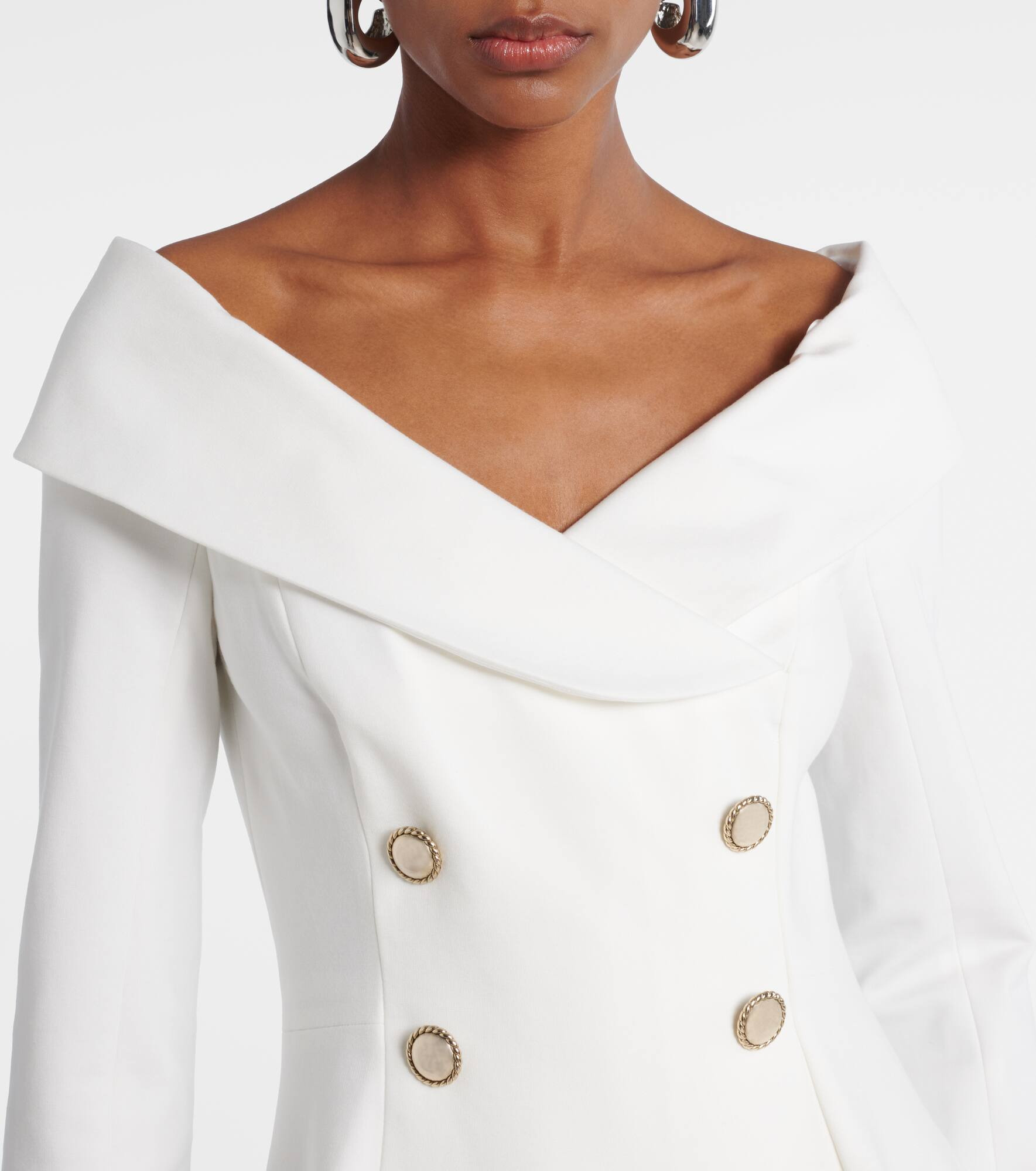Pleated blazer dress - 4