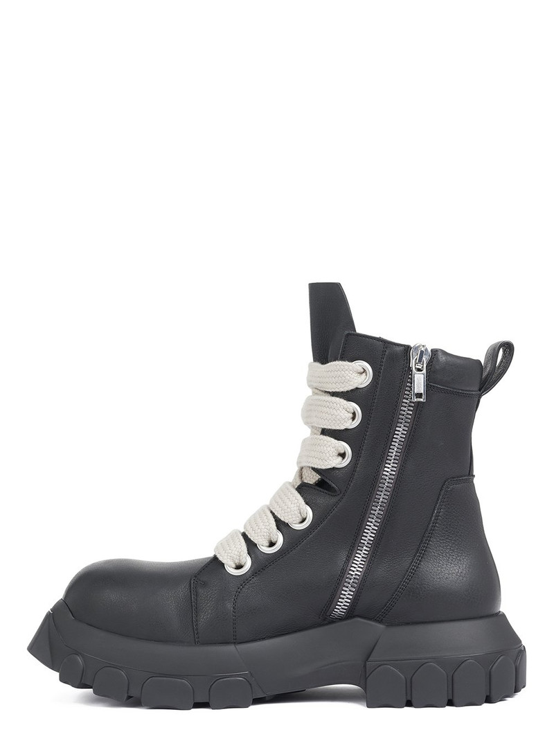 Black Jumbo Lace Bozo Tractor Boots 3