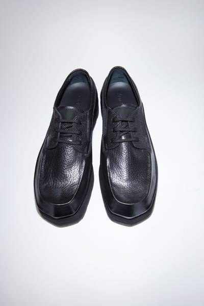 Acne Studios Leather derby shoes - Black outlook