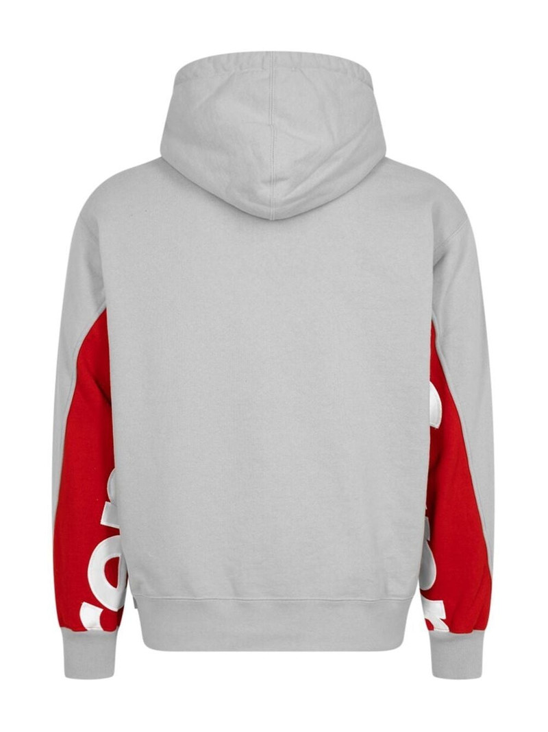 cropped panels hoodie 3