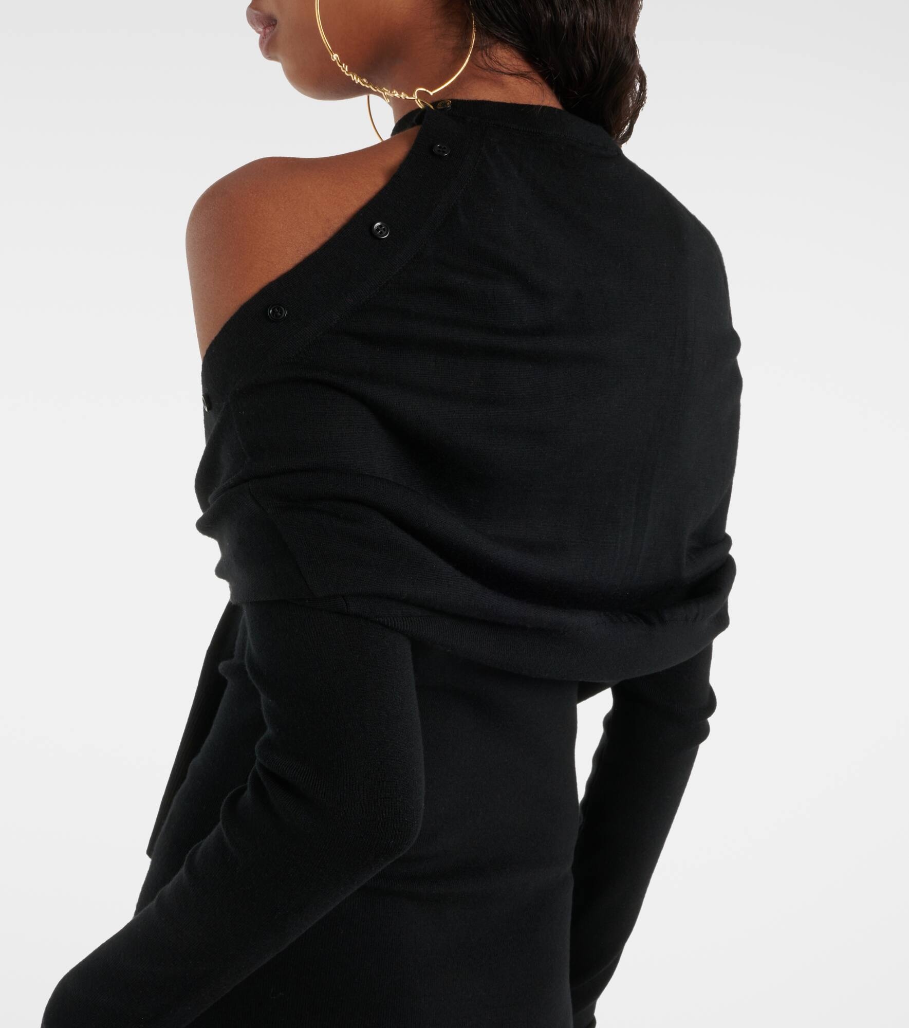 La robe Doble wool-blend midi dress - 6