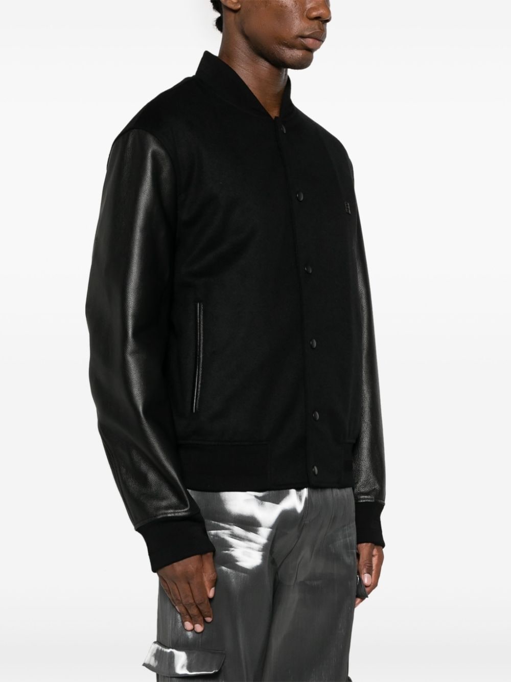 4G logo-plaque bomber jacket - 3