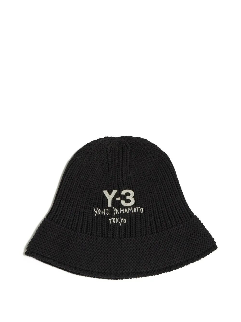 Introducing the "Y-3 KNITTED" HAT from the renowned brand Y-3 YOHJI YAMAMOTO ADIDAS, a quintessentia - 1