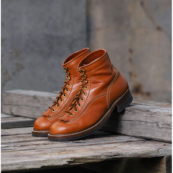 LK-004 Donkey Puncher Badalassi Carlo Cognac Veg Tan - 9