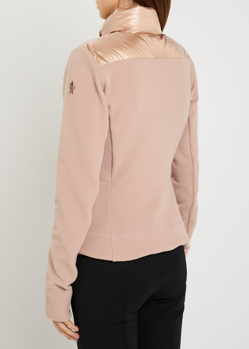 Moncler Quilted zip up Fleece Jacket 3