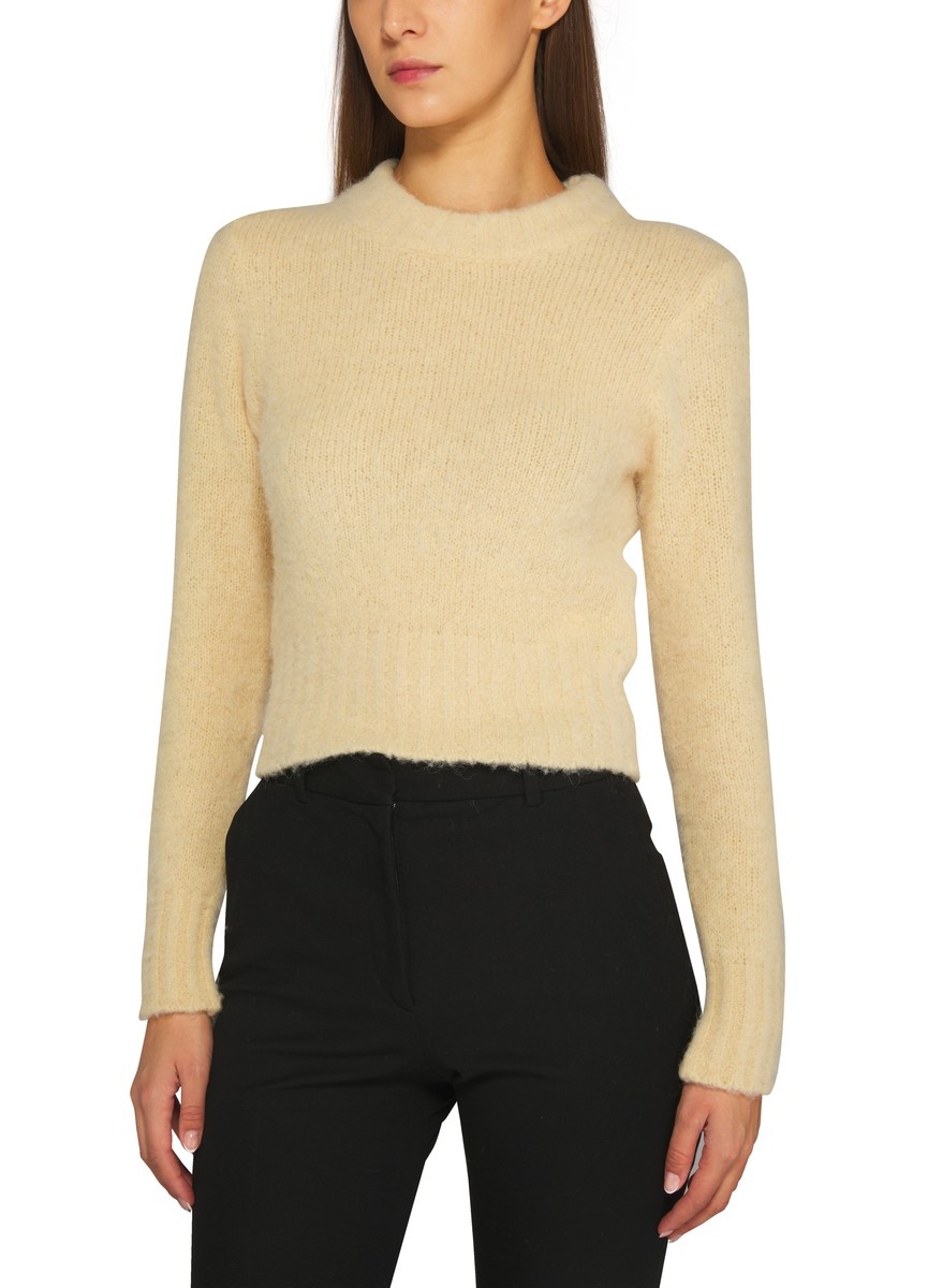 Brushed alpaca sweater - 4