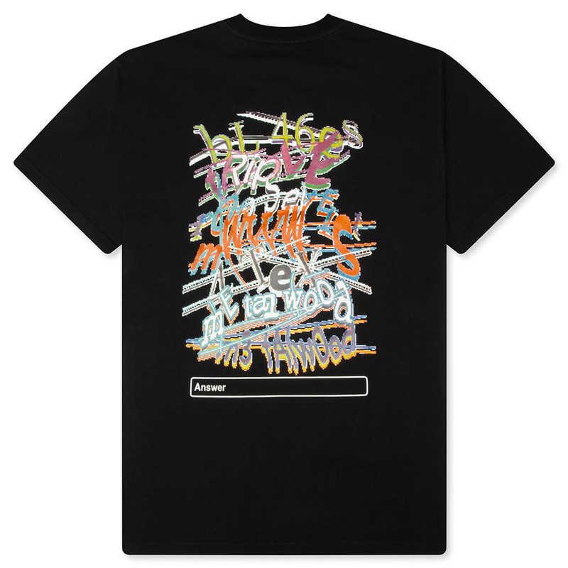 Metalwood Studio CAPTCHA T-SHIRT - BLACK outlook