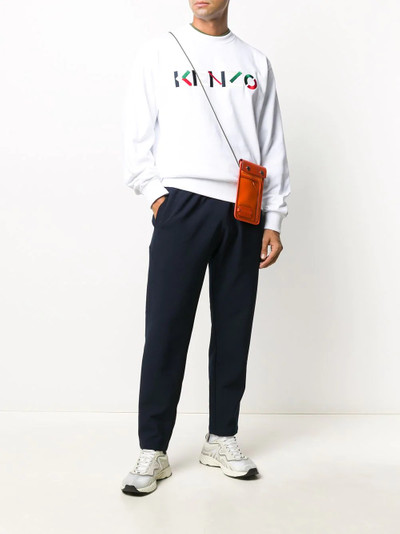 KENZO logo embroidered sweatshirt outlook