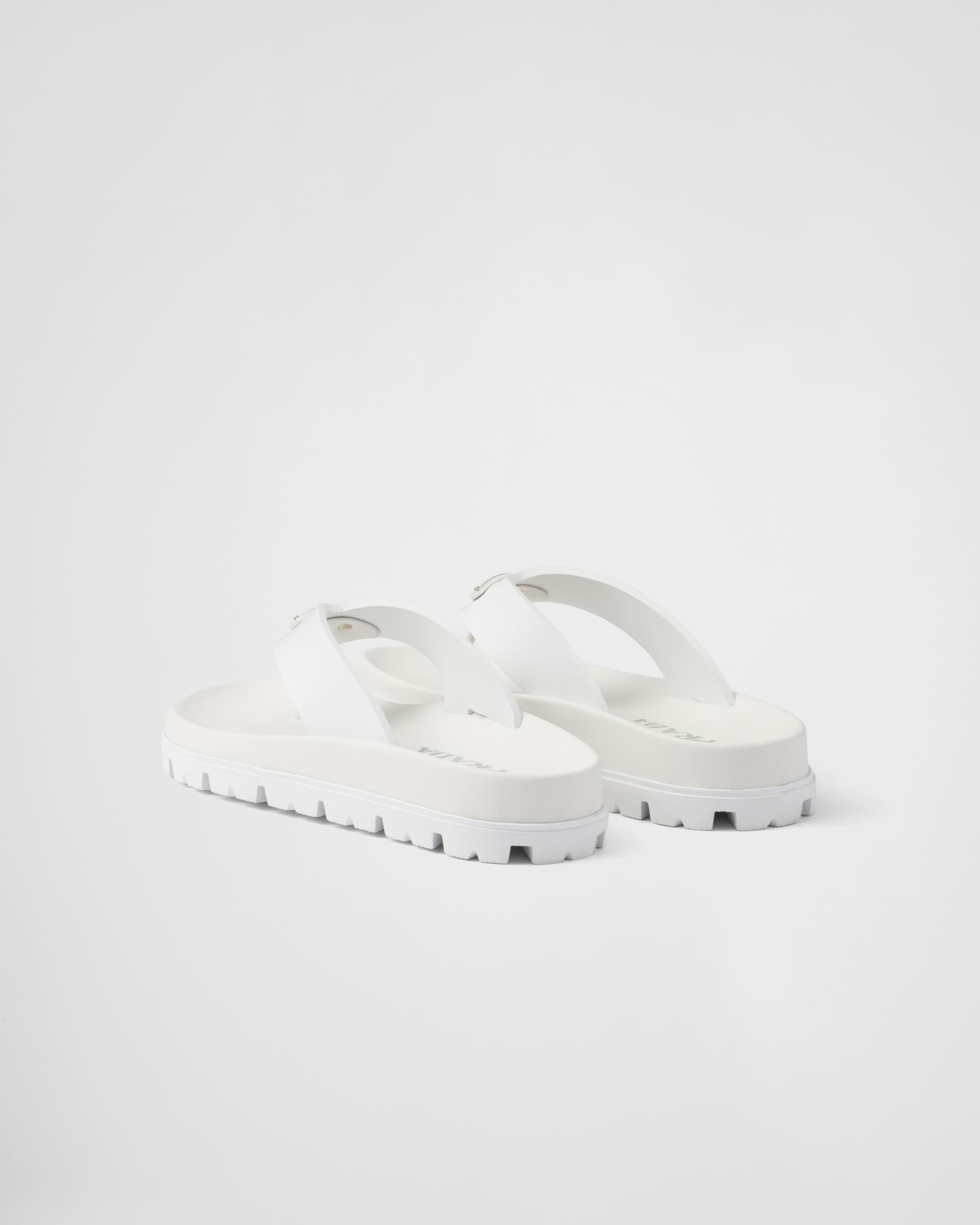 Rubber thong sandals - 4