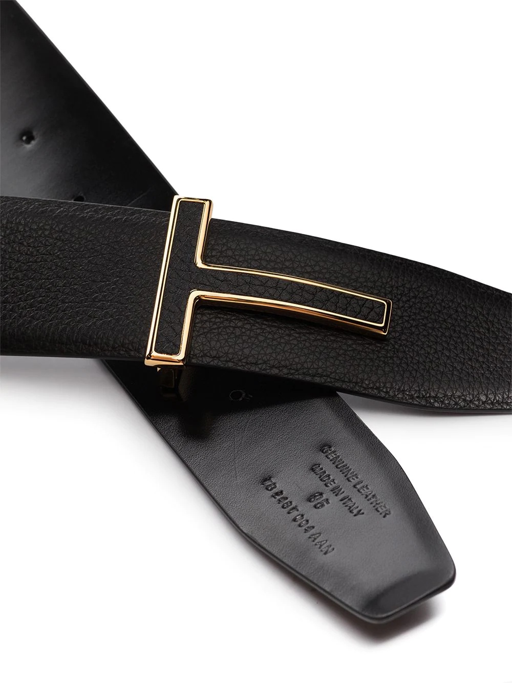 reversible T-buckle belt - 3