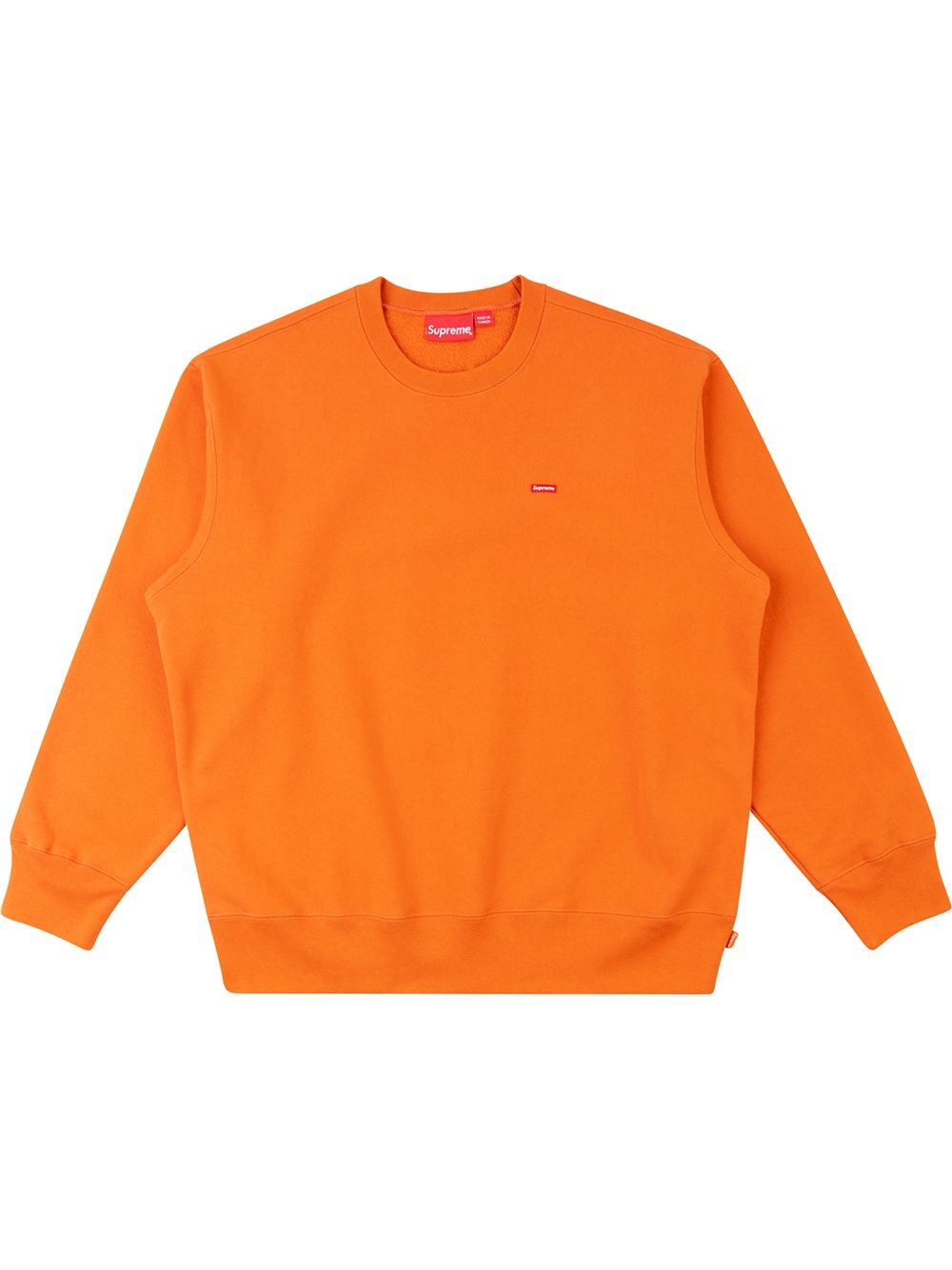 small box logo sweatshirt - 1