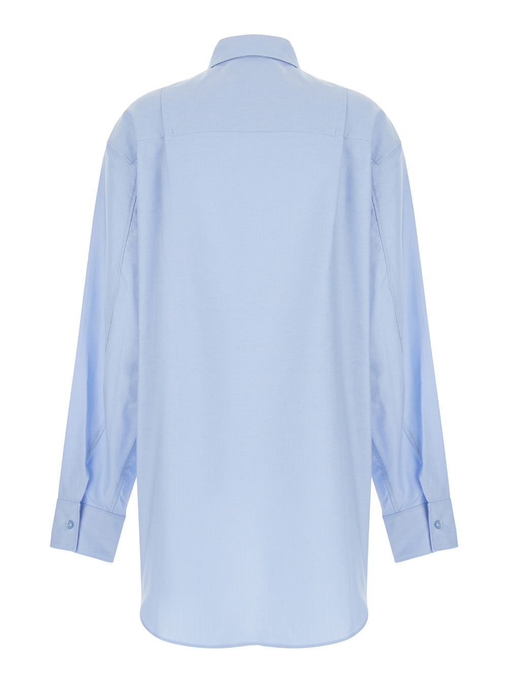 THE ANDAMANE - The Andamane Women Light Blue Shirt With Buttons In Cotton Blend Woman - 2