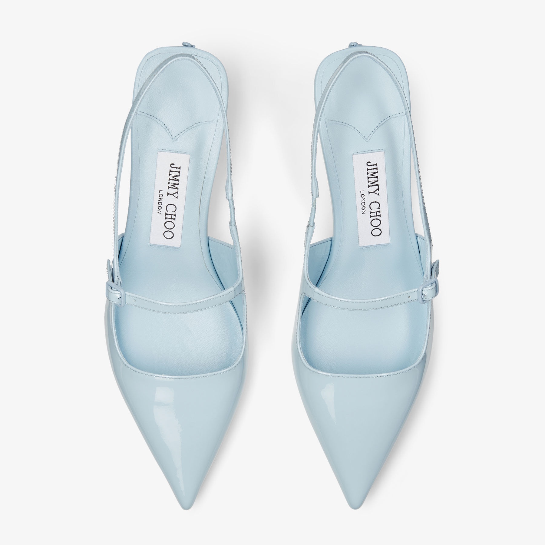Didi 45
Ice Blue Patent Leather Pointed Pumps - 4