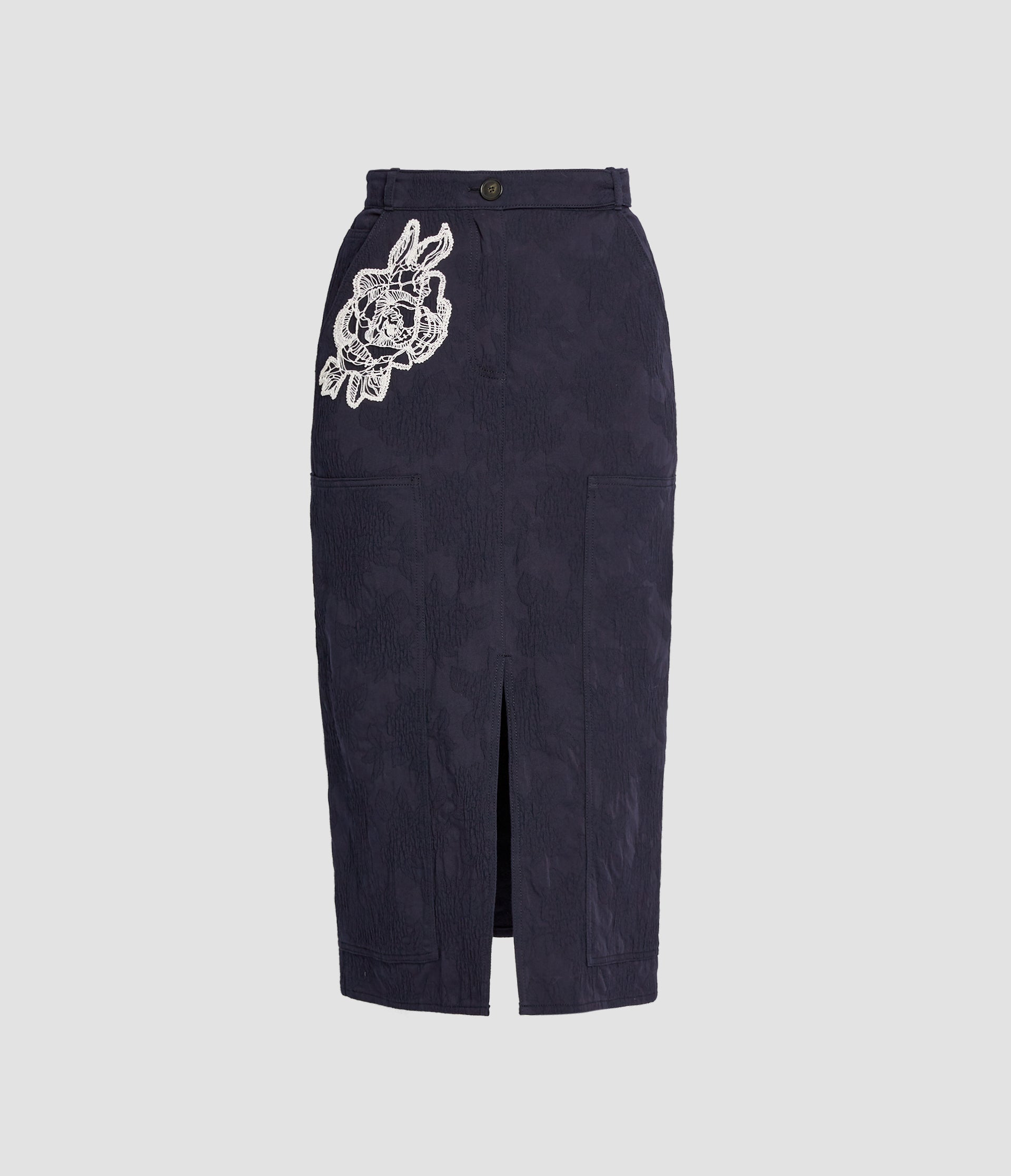 A LINE MIDI SKIRT - 2