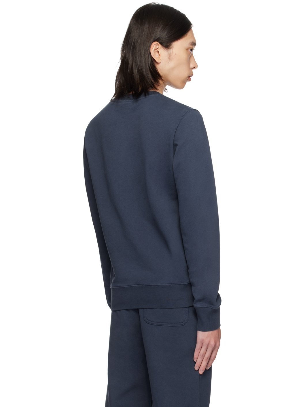 Navy Fox Head Regular Sweatshirt - 3