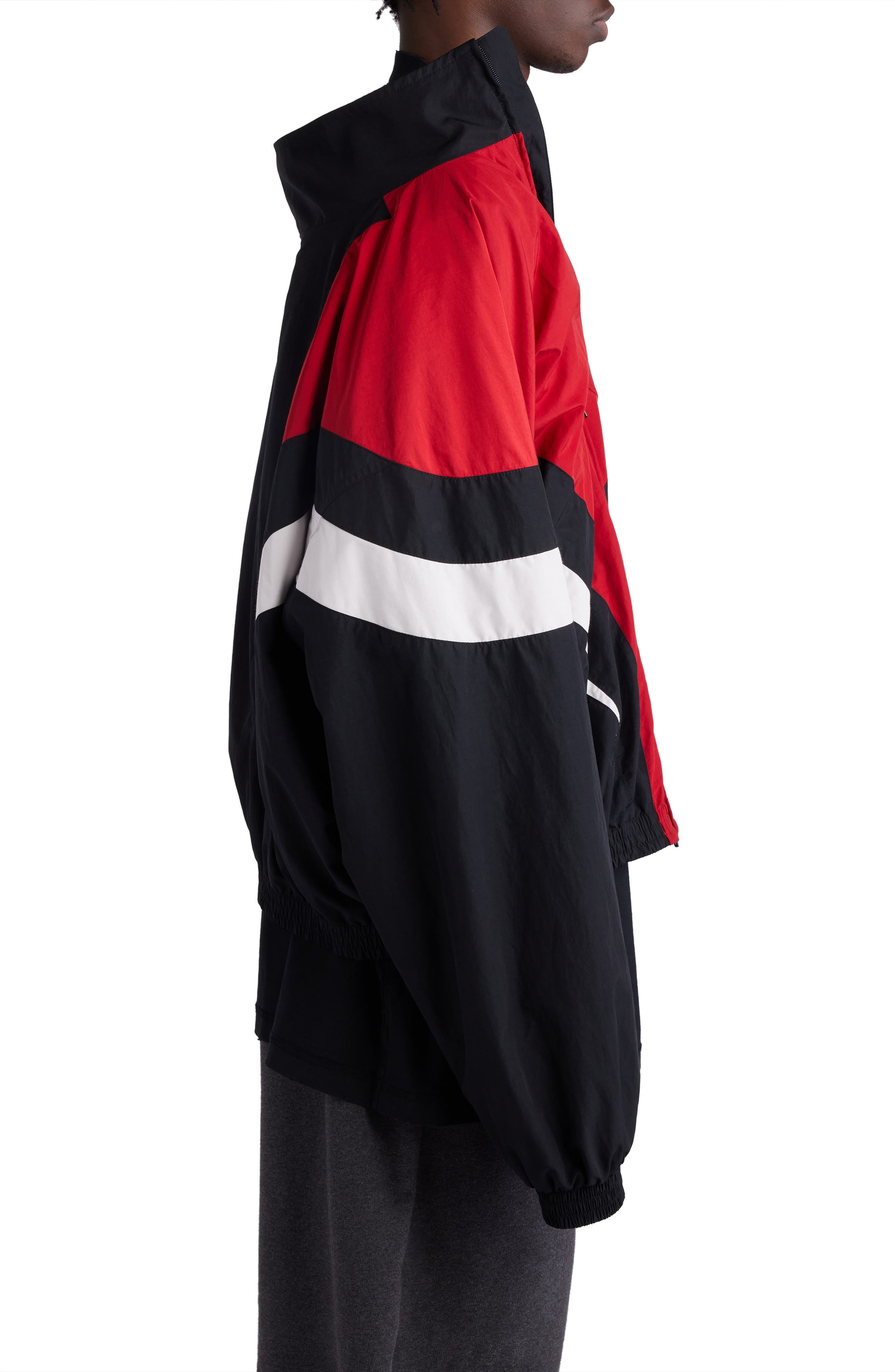3B Sports Icon Off the Shoulder Track Jacket - 4
