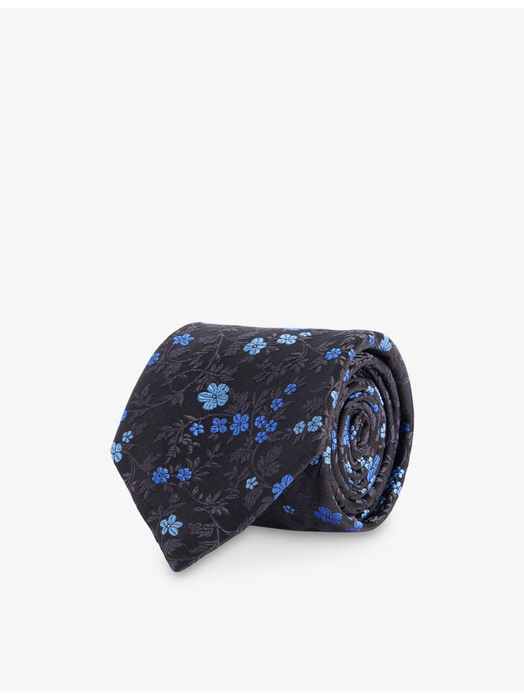 Floral Silk Tie - 1