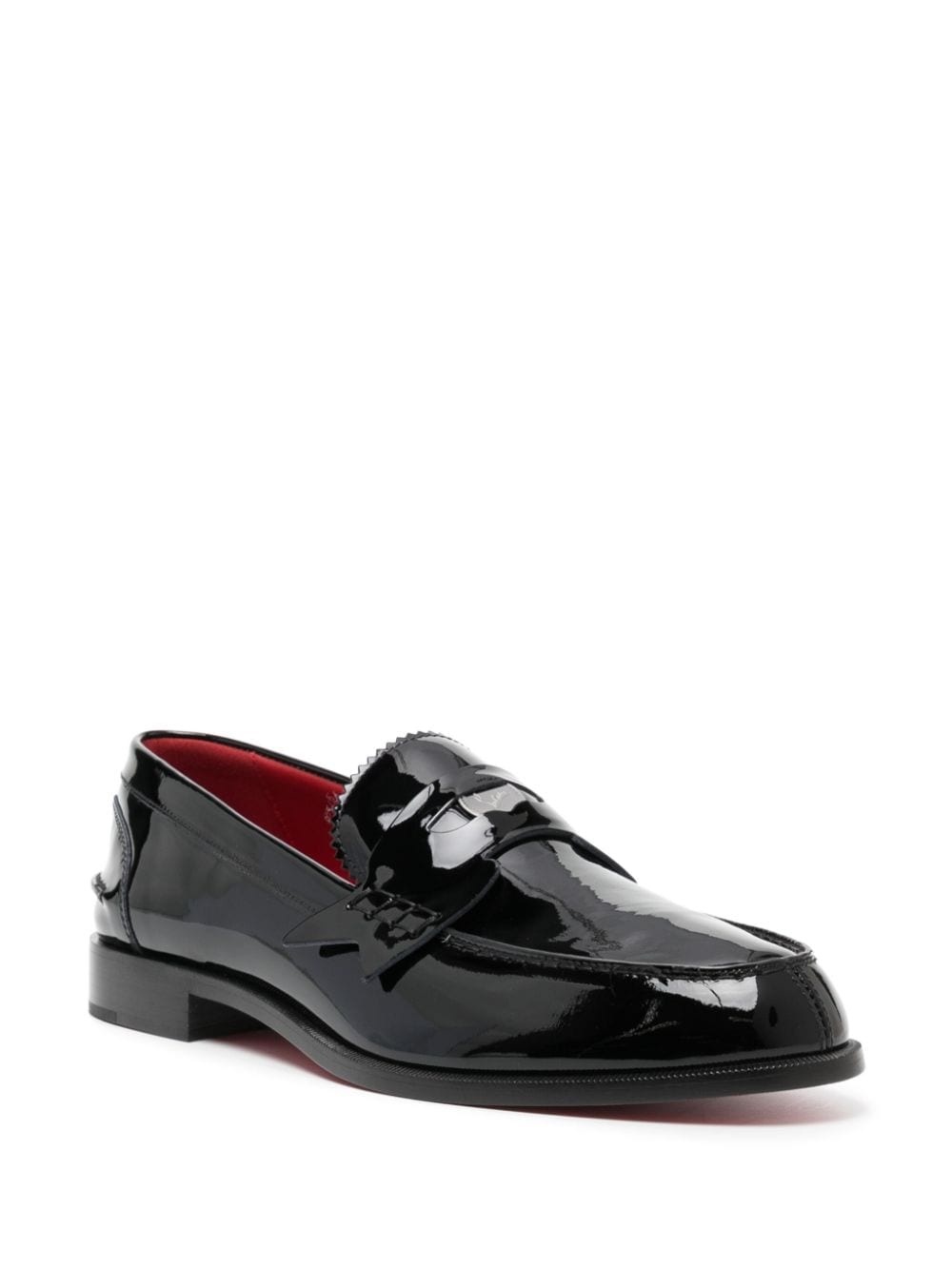 Penny patent-finish leather loafers - 2