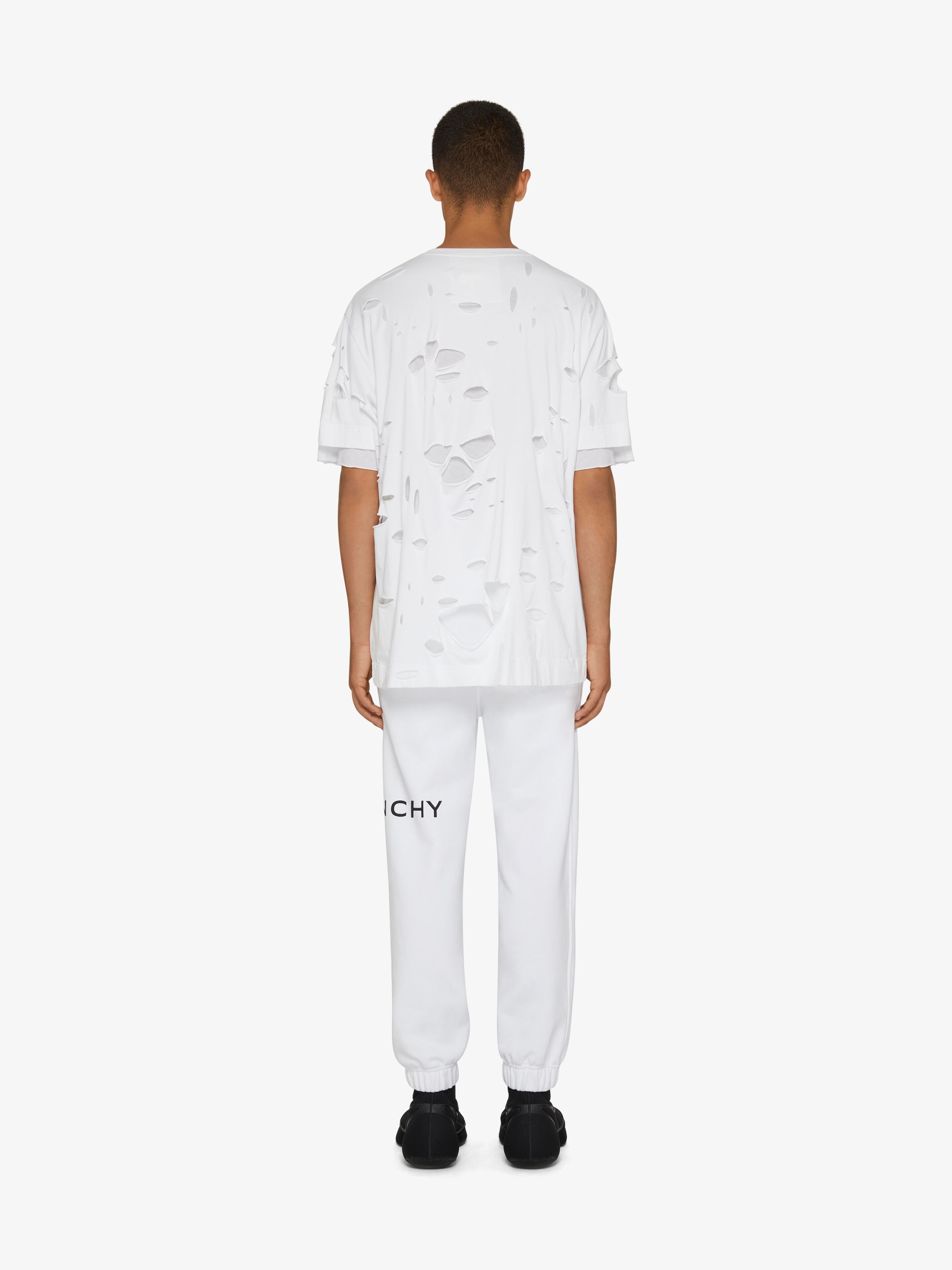 GIVENCHY ARCHETYPE SLIM FIT JOGGER PANTS IN FLEECE - 4