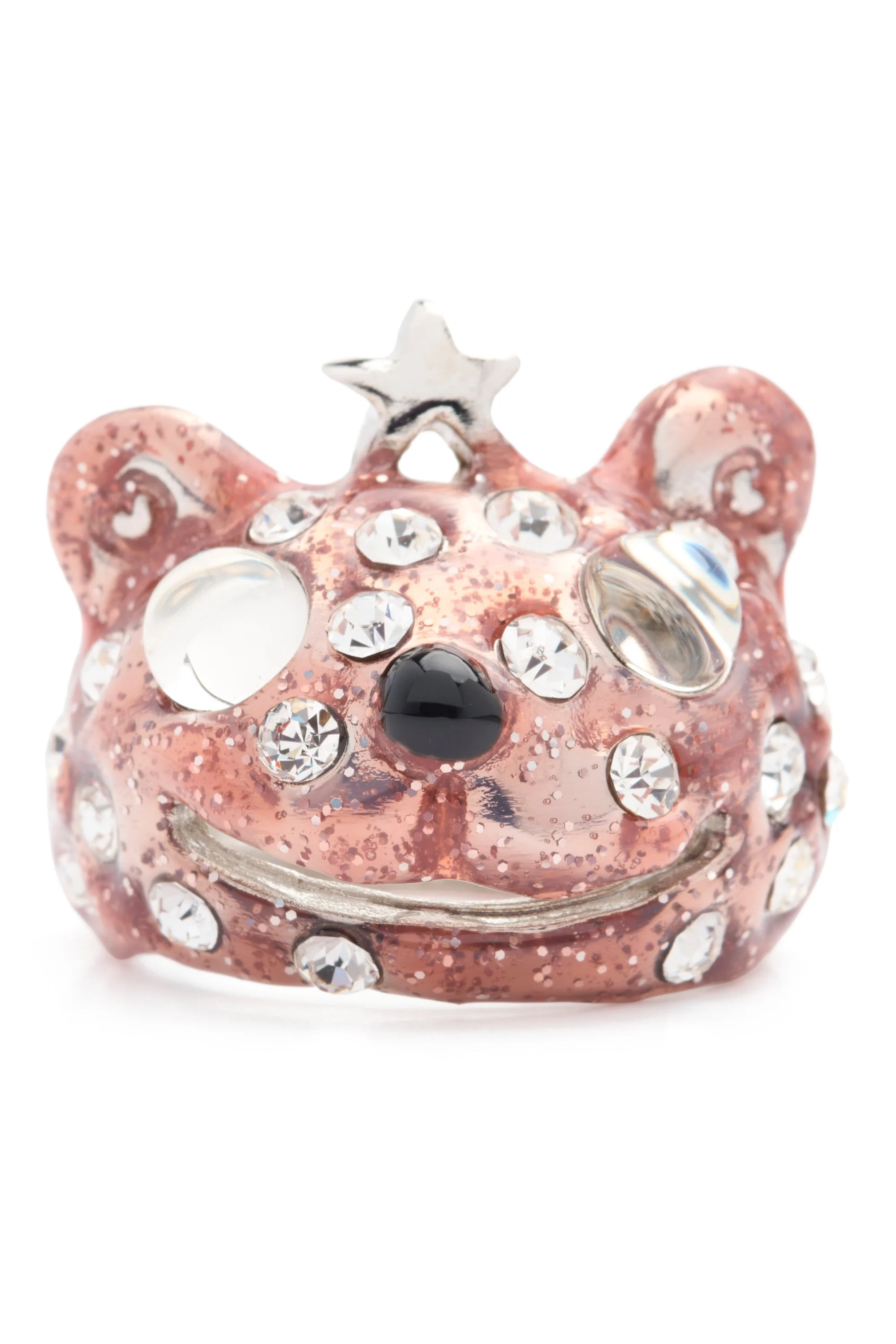 LIGHT PINK FRECKLES PRINCESS BEAR RING - 1