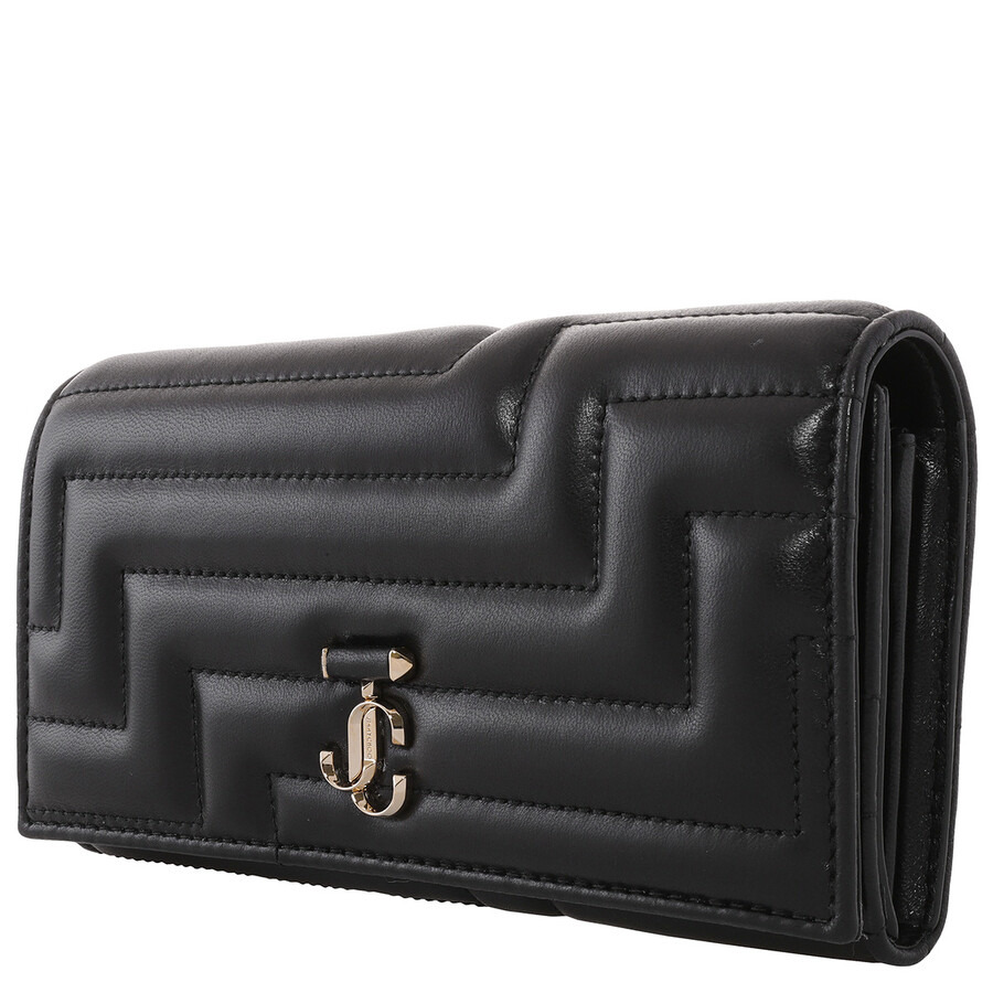 Jimmy Choo Martina JC Emblem Nappa Leather Continental Wallet - 3