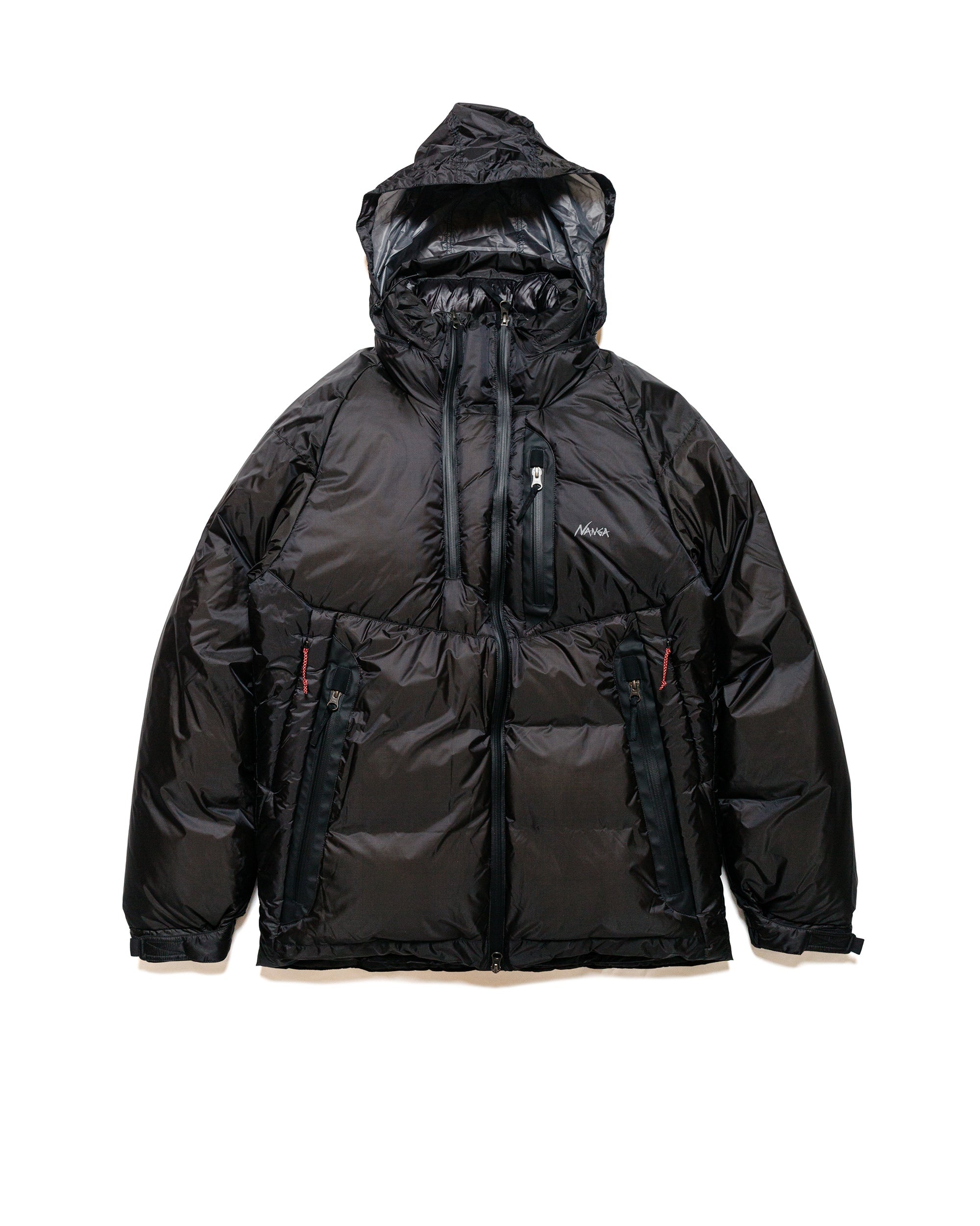 Aurora Light Stand Collar Down Jacket Black - 2