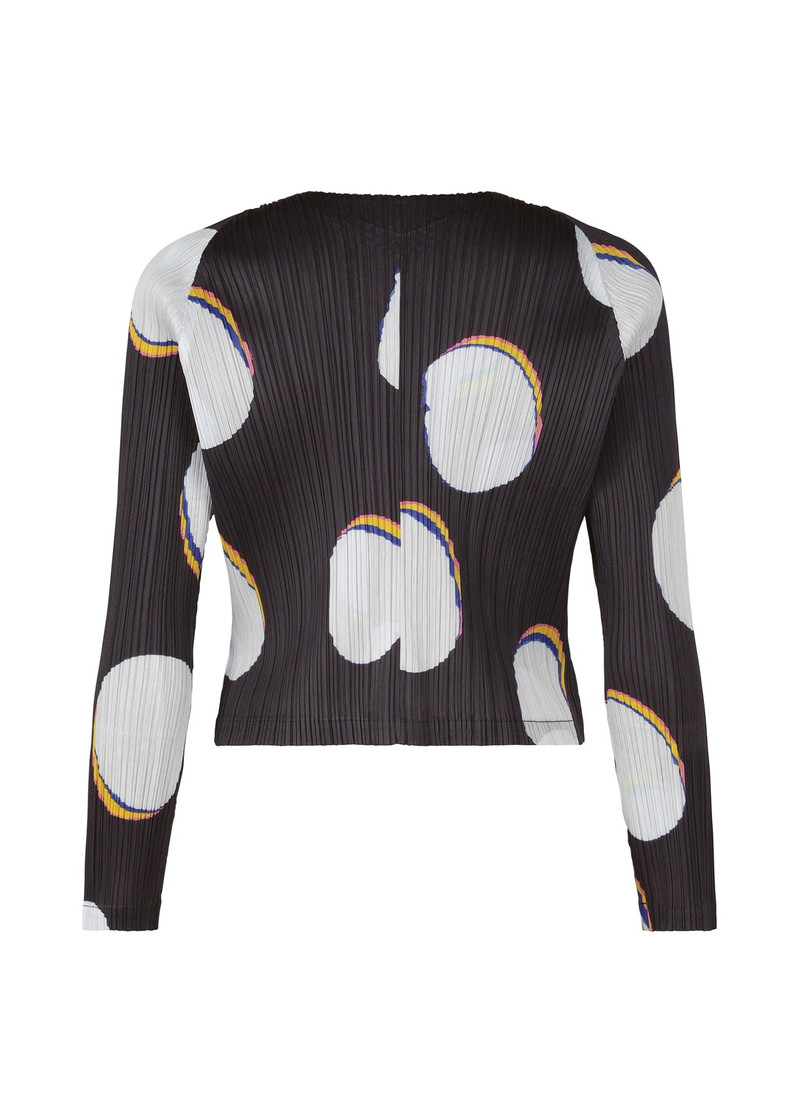 Pleats Please Issey Miyake BEAN DOTS CARDIGAN outlook