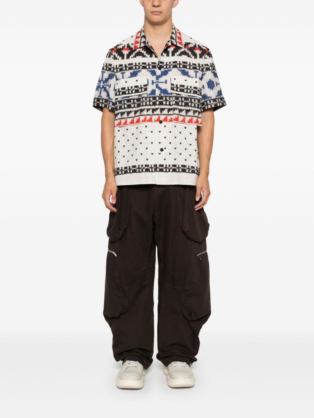 abstract-pattern shirt - 2