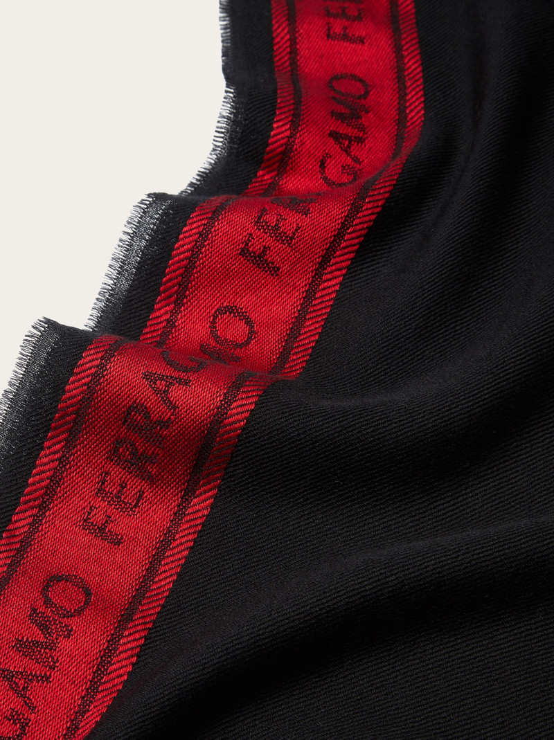 FERRAGAMO Color block scarf outlook