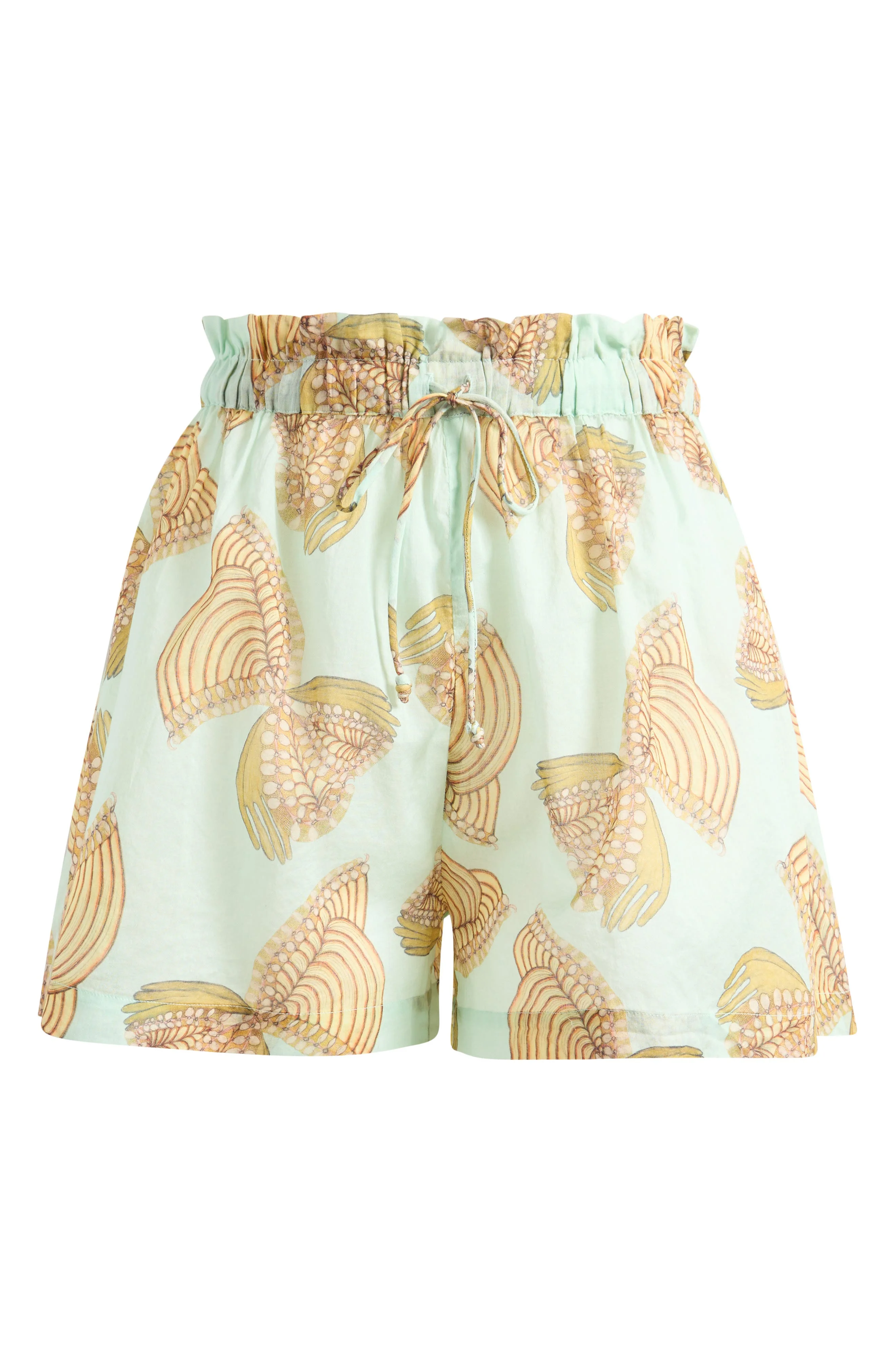 Ulla Johnson Bijous Cover-Up Shorts in Water Blossoms at Nordstrom - 1