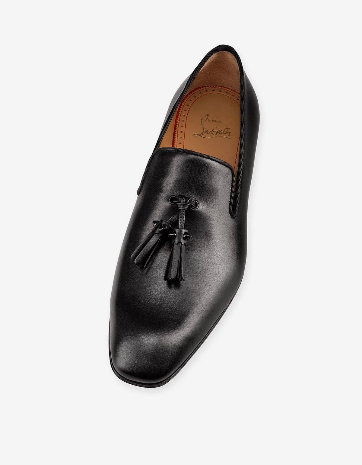 Christian Louboutin Dandelion Tassel Black Loafers - 5