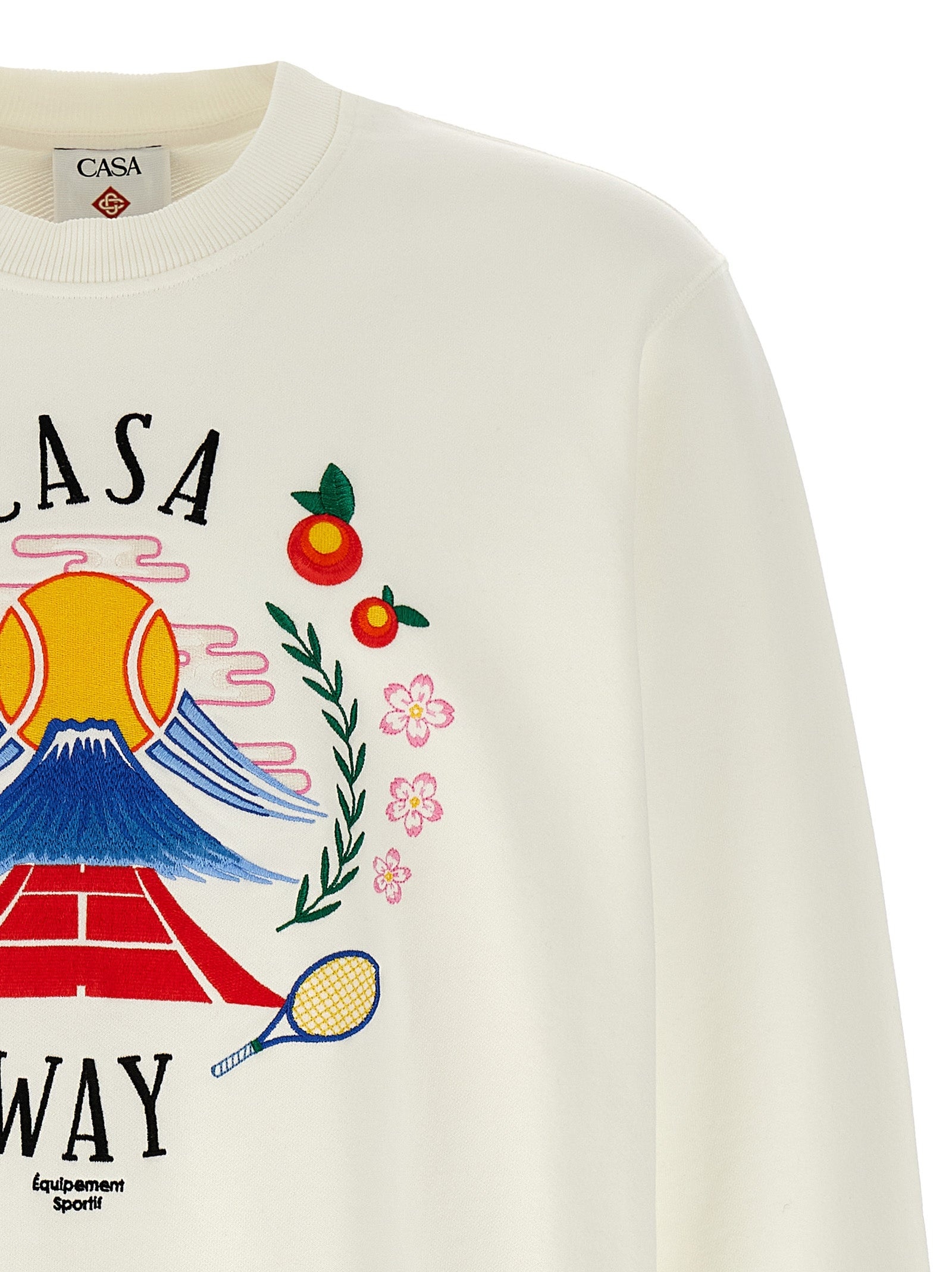 Casa Way Mountain Sweatshirt White - 3